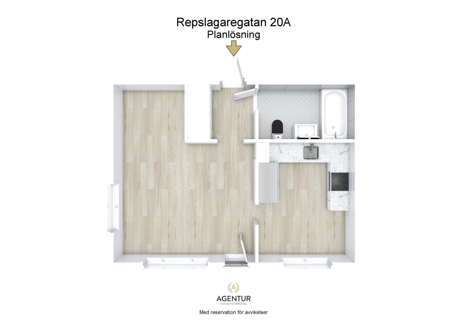 Planlösning Repslagaregatan 20A