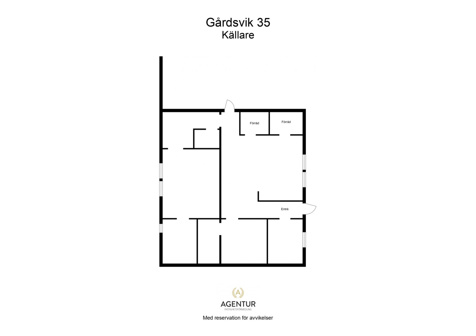 2D Floor Plan - Källare - Letterhead Gårdsvik 35