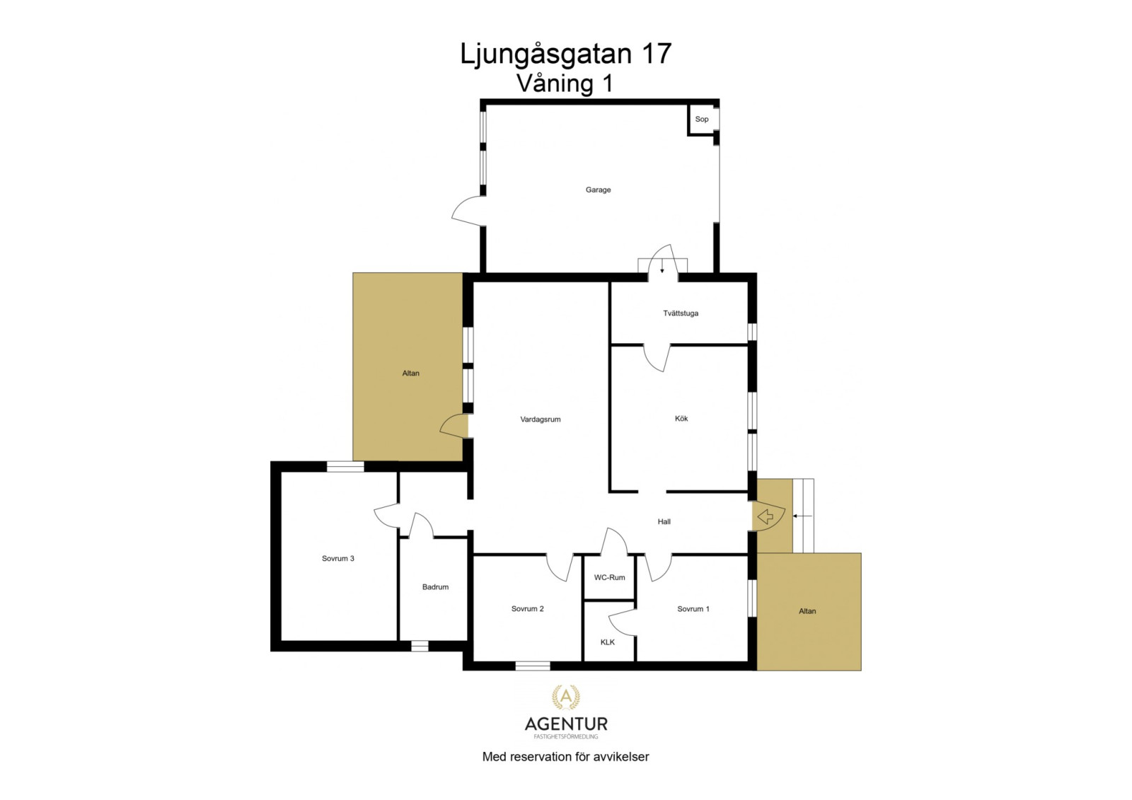 Planritning Ljungåsgatan 17