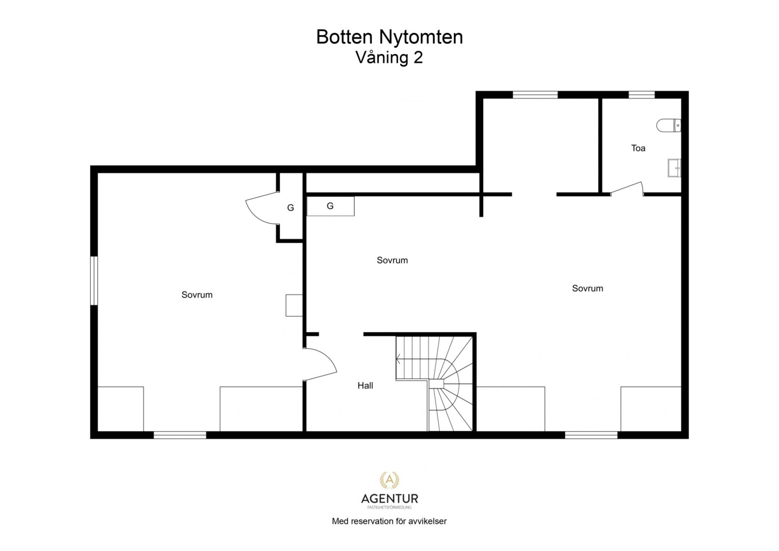 Planritning Botten Nytomten